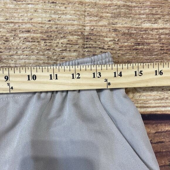 Philippe Marques Womens Size 12 Tan Solid Elastic Waist Trouser Pants - Picture 4 of 8